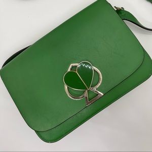 Green Kate Spade Nicola Twistlock Medium Shoulder Bag